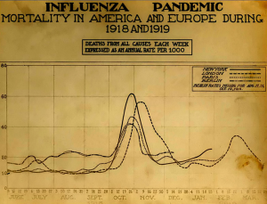 Spanish flu death chart